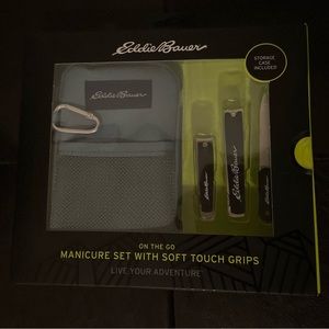 Eddie Bauer Manicure Grooming Set | Nail kit For Women and Men